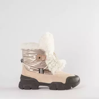 Бежевые текстильные ботинки Calipso