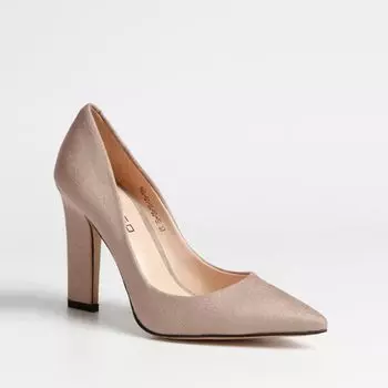 Бежевые туфли из искусственного велюра Calipso