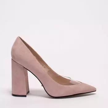 Бежевые туфли из натурального велюра Calipso