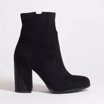 Черные ботильоны из искусственного велюра Calipso