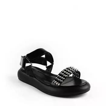 Черные босоножки из эко-кожи Calipso