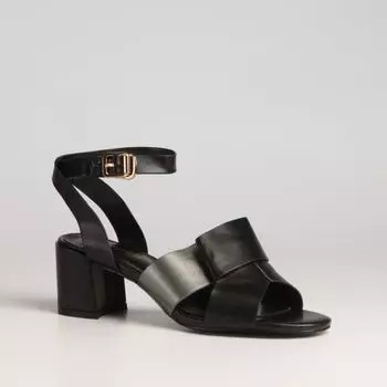Черные босоножки из эко-кожи Calipso