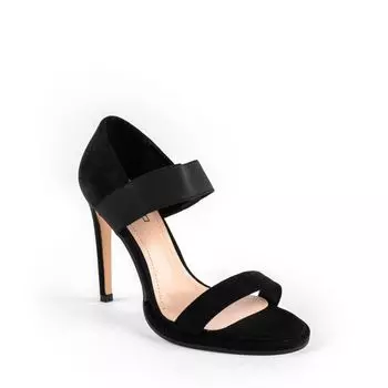 Черные босоножки из искусственного велюра Calipso