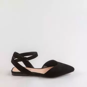 Черные босоножки из искусственного велюра Calipso