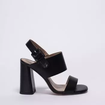 Черные босоножки из искусственного велюра Calipso