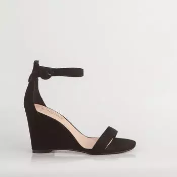 Черные босоножки из искусственного велюра Calipso