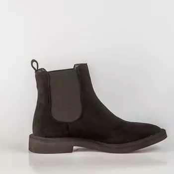 Черные ботинки из искусственного велюра Calipso