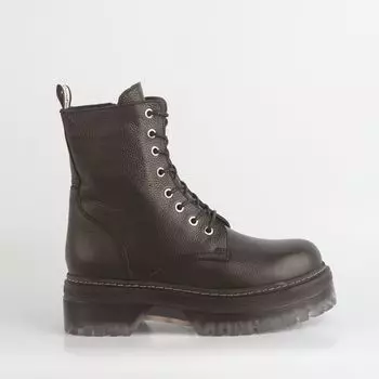 Черные кожаные ботинки Calipso