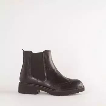 Черные кожаные ботинки Calipso