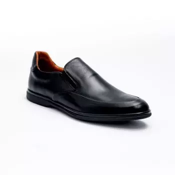 Черные кожаные лоферы Calipso