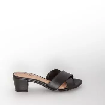 Черные сабо из эко-кожи Beira rio