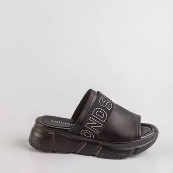 Черные сабо из эко-кожи Calipso