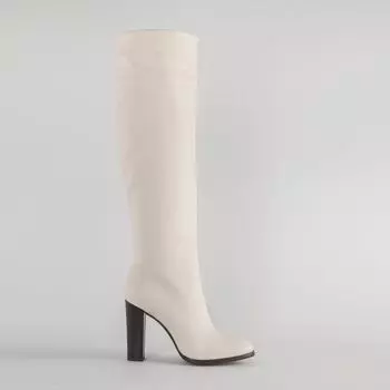 Молочные кожаные сапоги Calipso