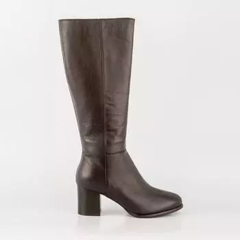 Черные кожаные сапоги Calipso