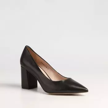 Черные кожаные туфли Calipso