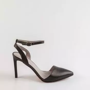 Черные кожаные туфли Calipso