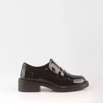 Черные лаковые полуботинки Calipso