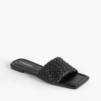 Черные сабо из эко-кожи Calipso