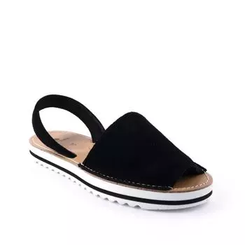 Черные сандалии из спилка Calipso