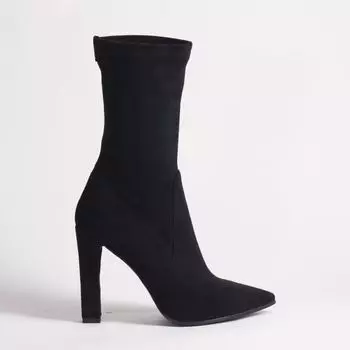 Черные текстильные полусапоги Calipso