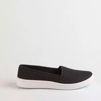 Черные текстильные слипоны Moleca