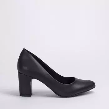 Черные туфли из эко-кожи Velvet