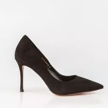 Черные туфли из искусственного велюра Calipso
