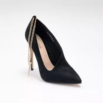 Черные туфли из искусственного велюра Calipso