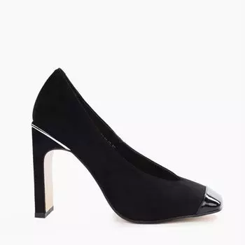 Черные туфли из искусственного велюра Calipso