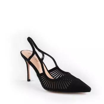 Черные туфли из искусственного велюра Calipso