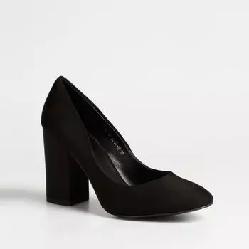 Черные туфли из искусственного велюра Calipso