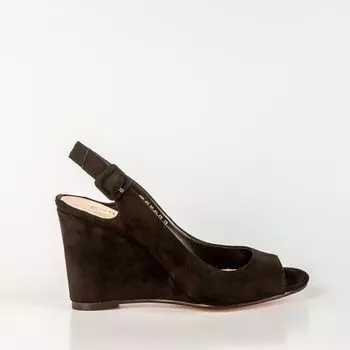 Черные туфли из искусственного велюра Calipso