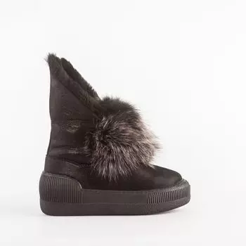 Черные угги из дубленки Calipso