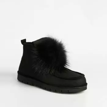 Черные валенки из войлока Calipso