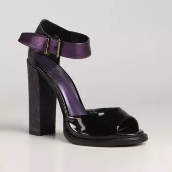 Фиолетовые босоножки из эко-кожи Calipso