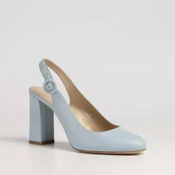 Голубые кожаные туфли Calipso