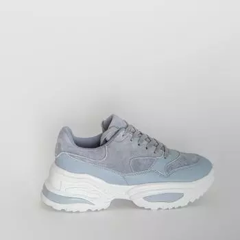 Голубые кроссовки из натурального велюра Calipso