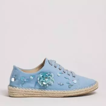 Голубые текстильные эспадрильи Calipso