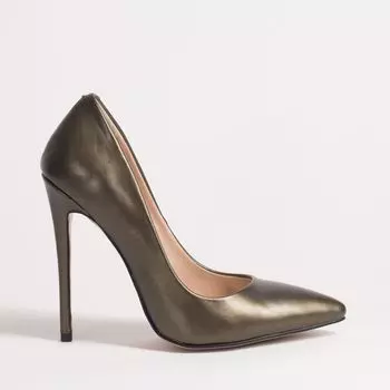 Хаки туфли из эко-кожи Calipso