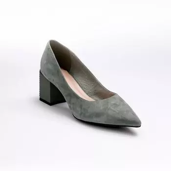 Хаки туфли из натурального велюра Calipso