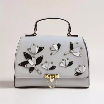 Пудровая сумка из эко-кожи Calipso