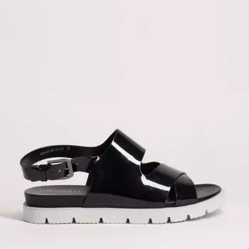 Черные босоножки из эко-кожи Calipso