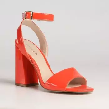 Коралловые босоножки из эко-кожи Calipso