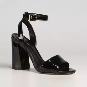 Черные босоножки из эко-кожи Calipso