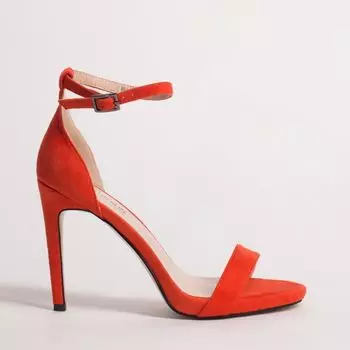 Оранжевые босоножки из эко-кожи Calipso