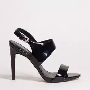 Черные босоножки из эко-кожи Calipso