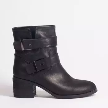 Черные кожаные ботильоны Calipso