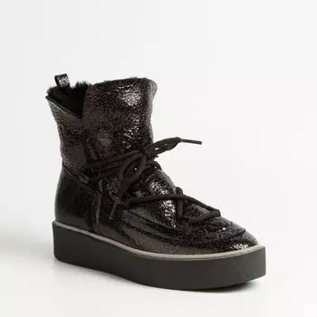 Черные ботинки из дубленки Calipso