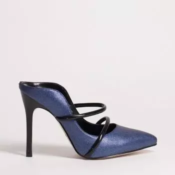Синие сабо из эко-кожи Calipso