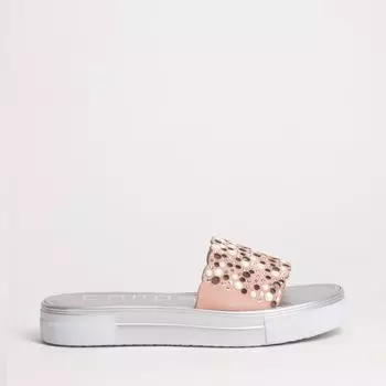 Розовые сабо из эко-кожи Calipso